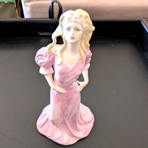 Vintage Coal Port Isadora Figurine, Hand Painted, Bone China From England.
